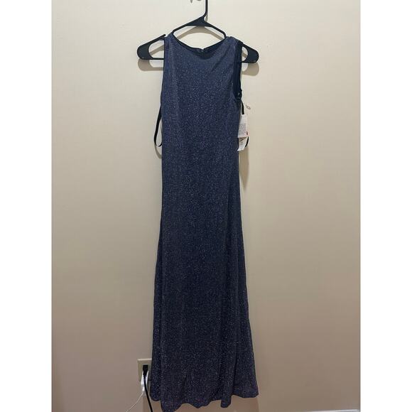 Francais by Huey Waltzer Vintage Gown Sparkly Dress Long Elegant Sz 4 - Picture 2 of 7